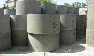 Кольца бетонные для колодцев и выгребных ям.